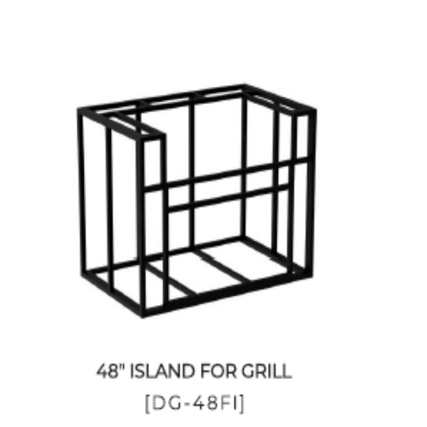 The Outdoor Plus - 48" KD Island ( Knockdown Frame )