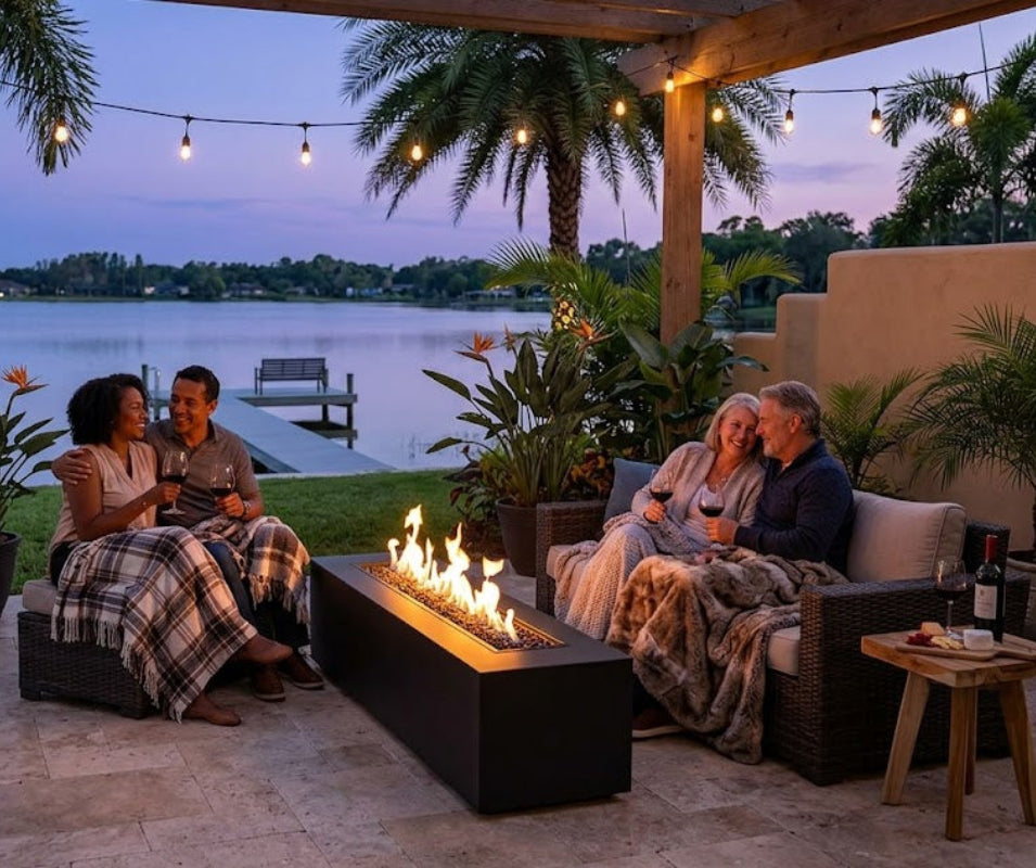 The Outdoor Plus Carmen Fire Pit 72