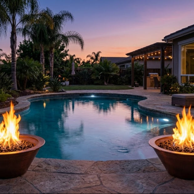 The Outdoor Plus - Cazo Fire Bowl in Hammered Copper