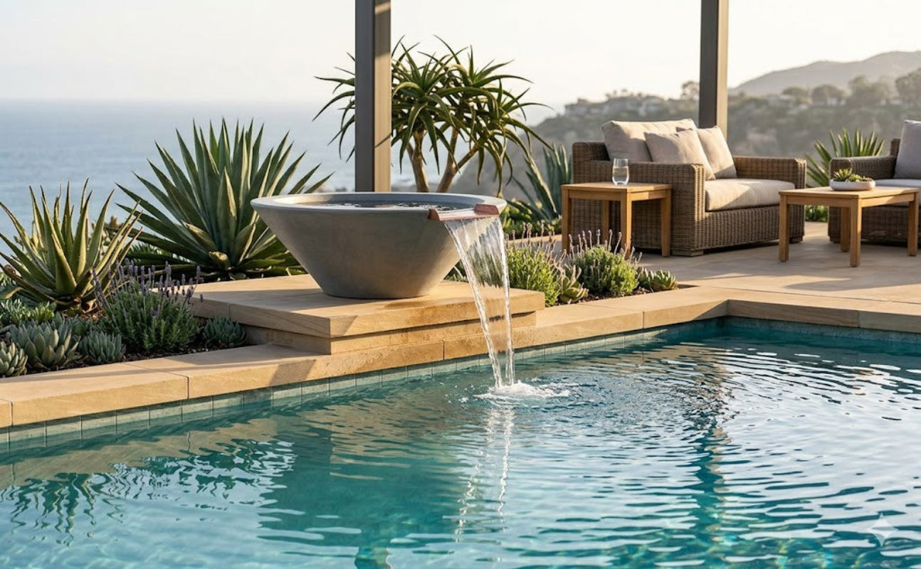 The Outdoor Plus - Cazo Water Bowl in GFRC