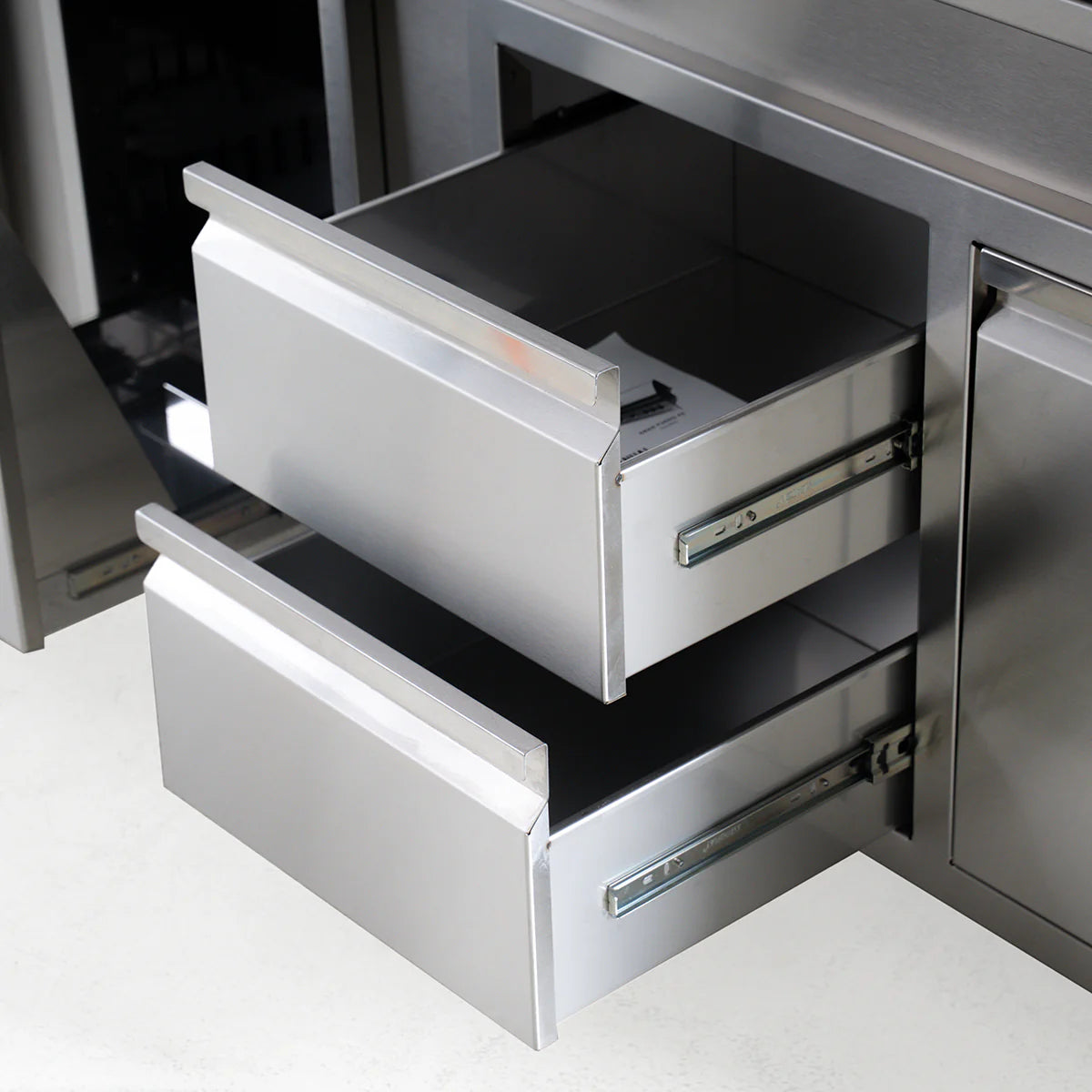 Videl Combo Door and Drawer — Stainless Steel
