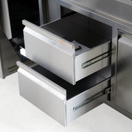 Videl Combo Door and Drawer — Stainless Steel