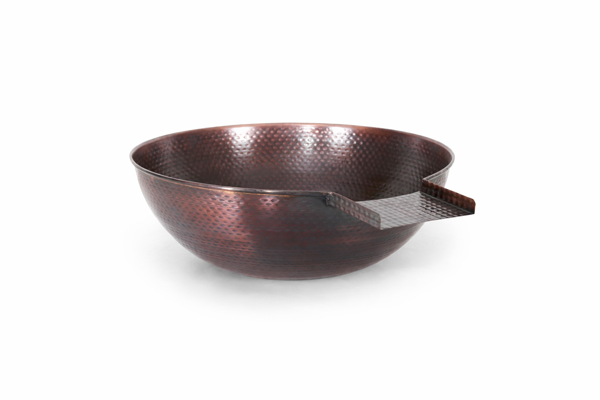 The Outdoor Plus - Sedona Water Bowl in Hammered Copper