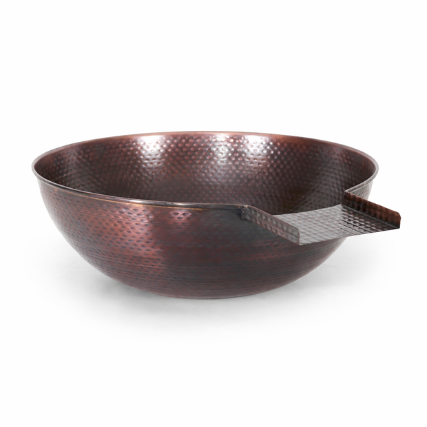The Outdoor Plus - Sedona Water Bowl in Hammered Copper