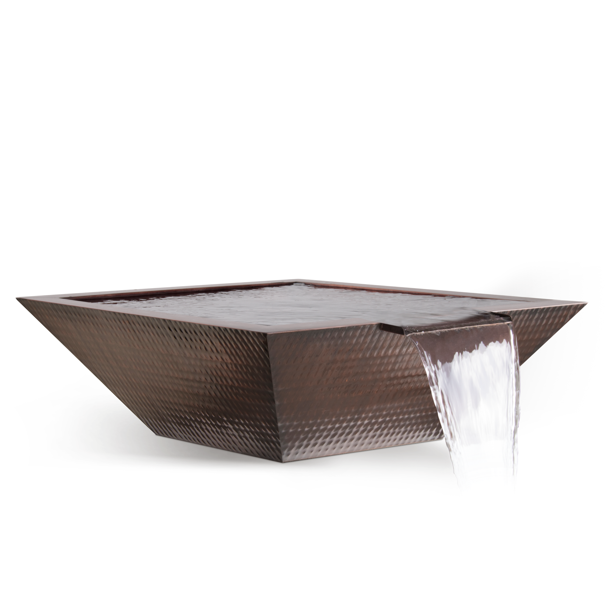 The Outdoor Plus - Maya Water Bowl in Hammered Copper