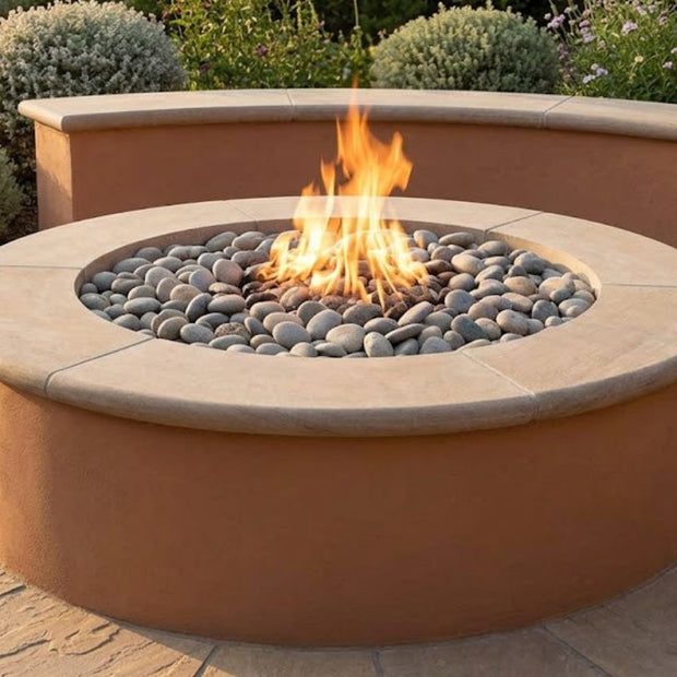 HPC - Ready to Finish Round Small Tank SeriesFire Pit Kit