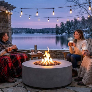 The Outdoor Plus - Florence Concrete Fire Pit