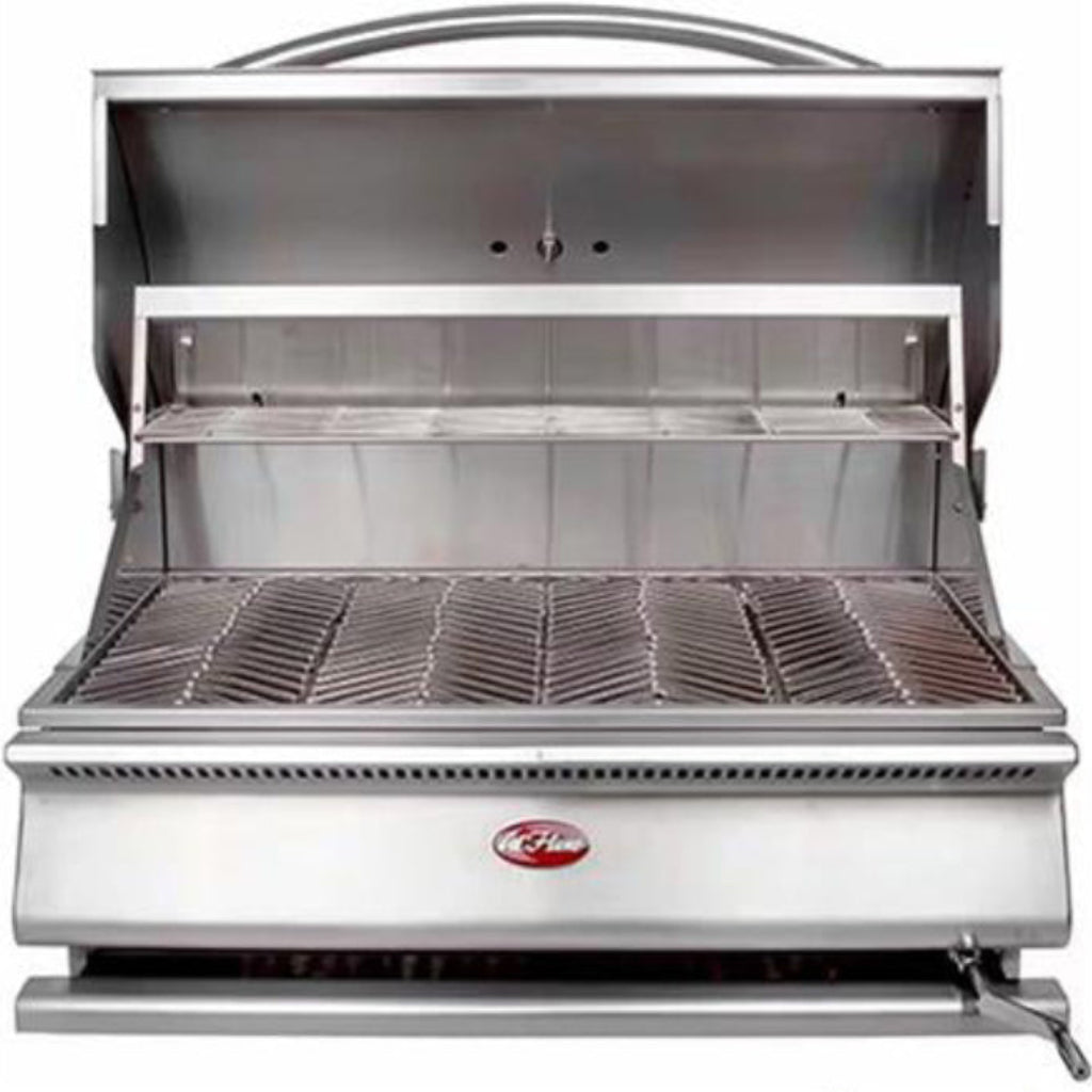 Cal Flame G Series 32-Inch Built-In Charcoal Grill in Stainless Steel