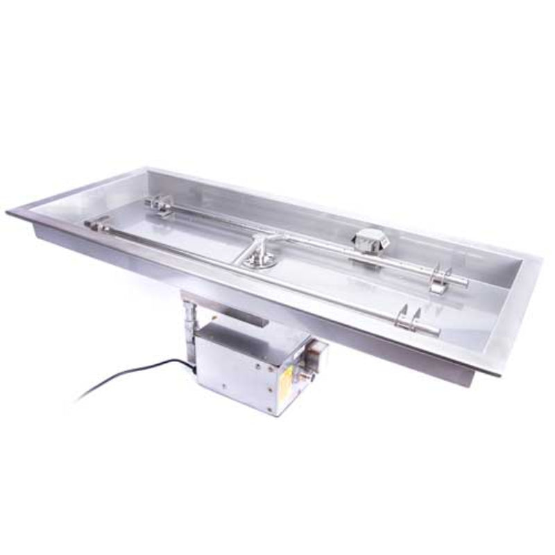 Stainless steel kitchen sink with faucet on a white background