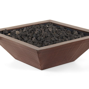 The Outdoor Plus - Maya Fire Bowl in Hammered Copper