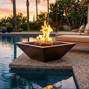 The Outdoor Plus - Maya Fire Bowl in Hammered Copper