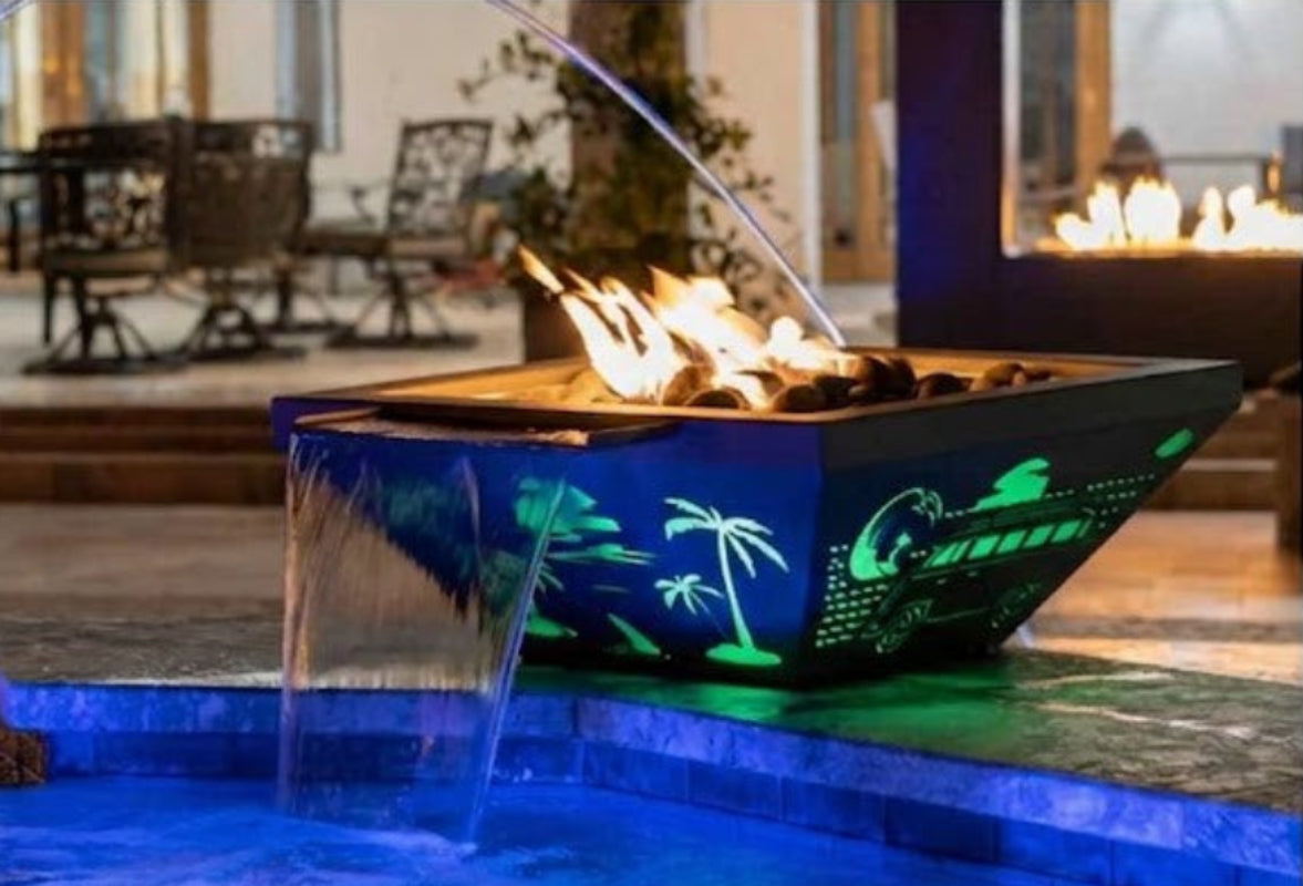 The Outdoor Plus - Lighthouse Series Fire Bowl with LED - USA