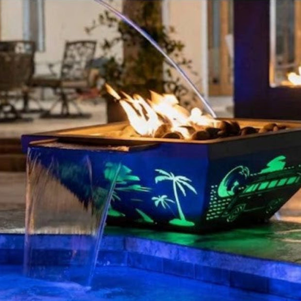 The Outdoor Plus - Lighthouse Series Fire Bowl with LED - USA