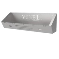 Metallic rectangular tray with 'VIDEL' branding on a white background