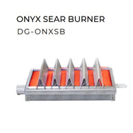 Onyx Sear Burner with red heating elements on a white background