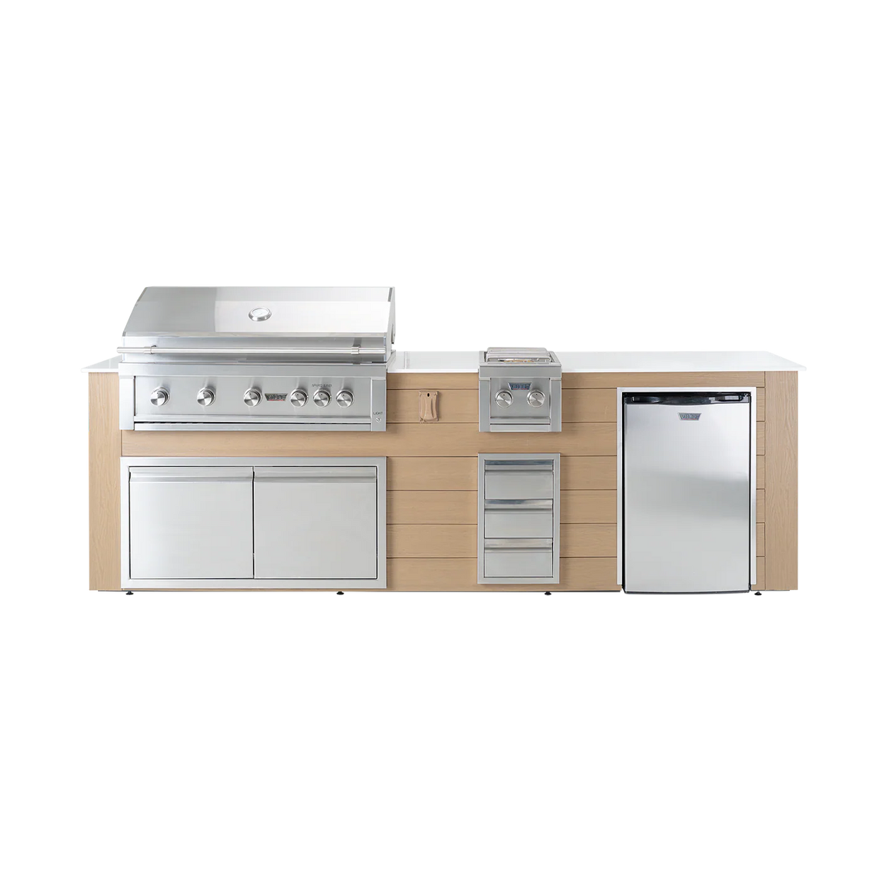 Videl 112" Pacific — Complete BBQ Island | Composite