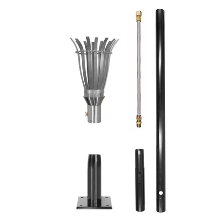 Basket Torch & Post Complete by The Outdoor Plus