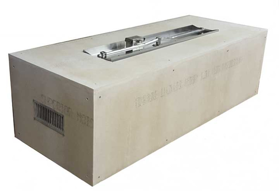 HPC - Ready to Finish Rectangle Fire Pit Kit