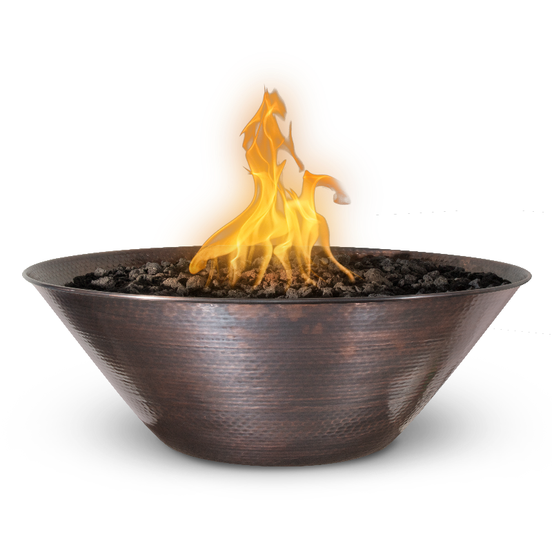 The Outdoor Plus - Remi Fire Bowl in Hammered Copper