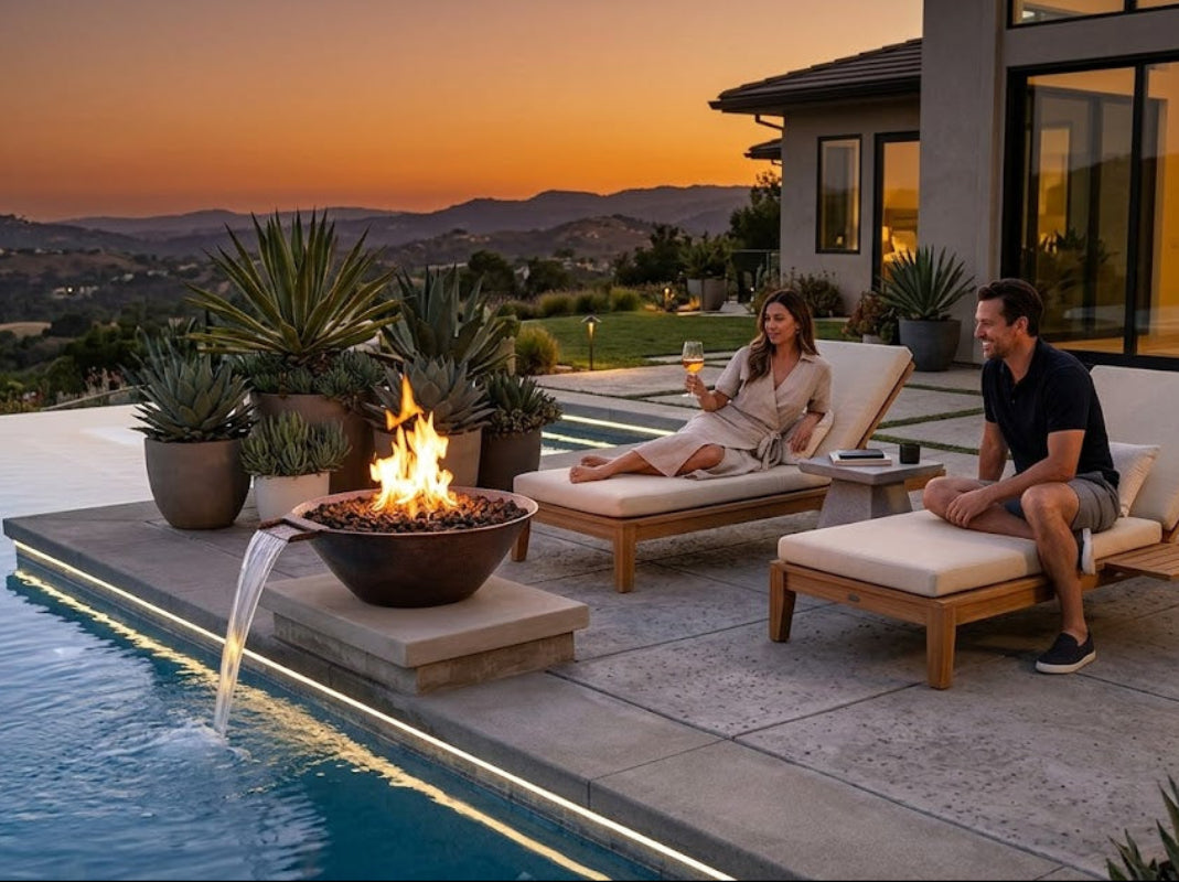 The Outdoor Plus - Remi Fire & Water Bowl in Hammered Copper