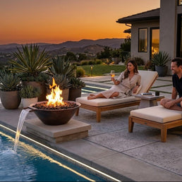 The Outdoor Plus - Remi Fire & Water Bowl in Hammered Copper