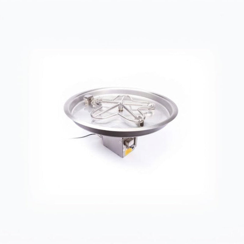 HPC Certified Fire Pit Insert - Round Bowl - Electronic Ignition
