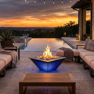 The Royal Fire Bowl lights up the evening with or without flame