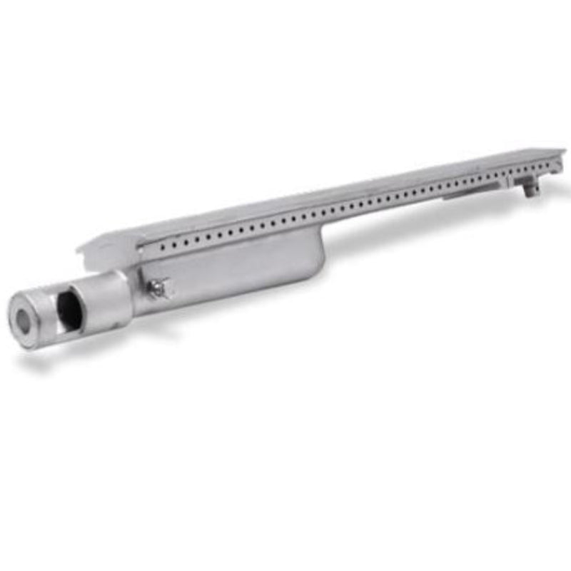 Stainless steel shower burner on a white background