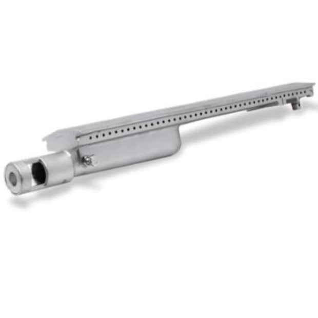 Stainless steel shower burner on a white background