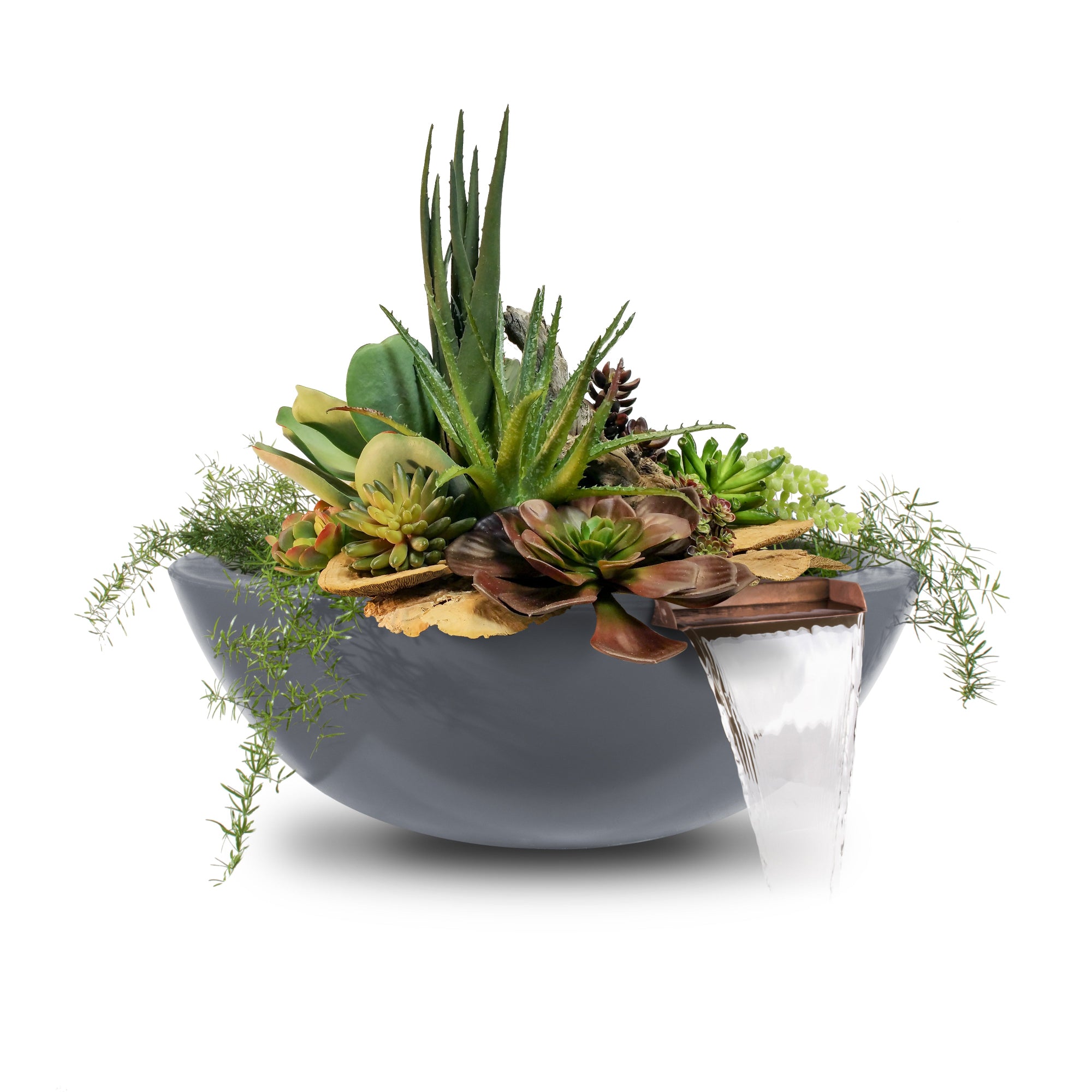 The Outdoor Plus - Sedona Planter & Water Bowl in GFRC