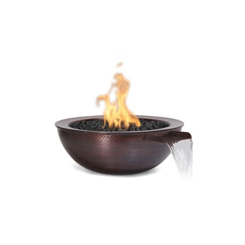 The Outdoor Plus - Sedona Fire & Water Bowl in Hammered Copper