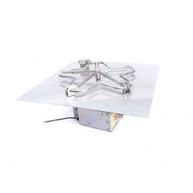 Square Flat Pan and Penta Burner Fire Pit Insert