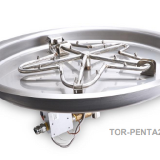 HPC Certified Fire Pit Insert - Round Bowl - Electronic Ignition