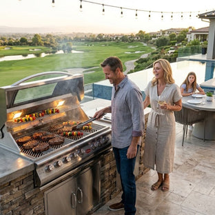 Cal Flame - BBQ Built In Grills Top Gun 5 BURNER Convection - LP