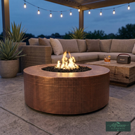 The Outdoor Plus - Unity Fire Pit - Hammered Copper
