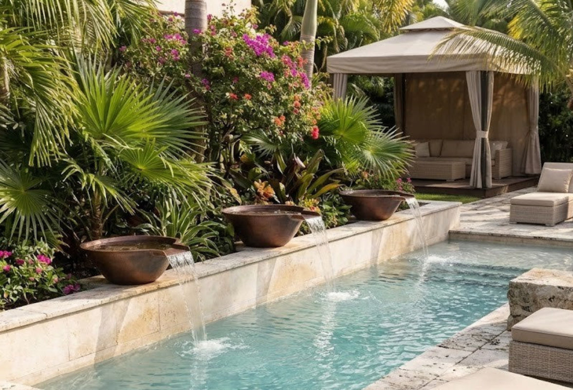 The Outdoor Plus - Cazo Water Bowl in Hammered Copper