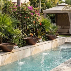 The Outdoor Plus - Cazo Water Bowl in Hammered Copper