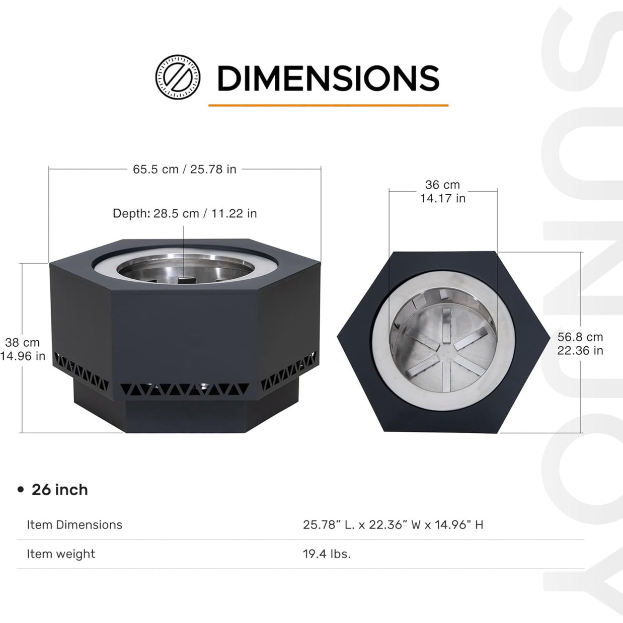 HexaForge Artisan Fire Pit