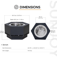 HexaForge Artisan Fire Pit