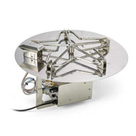 Certified Fire Pit Insert - Round Flat Pan - Electronic Ignition