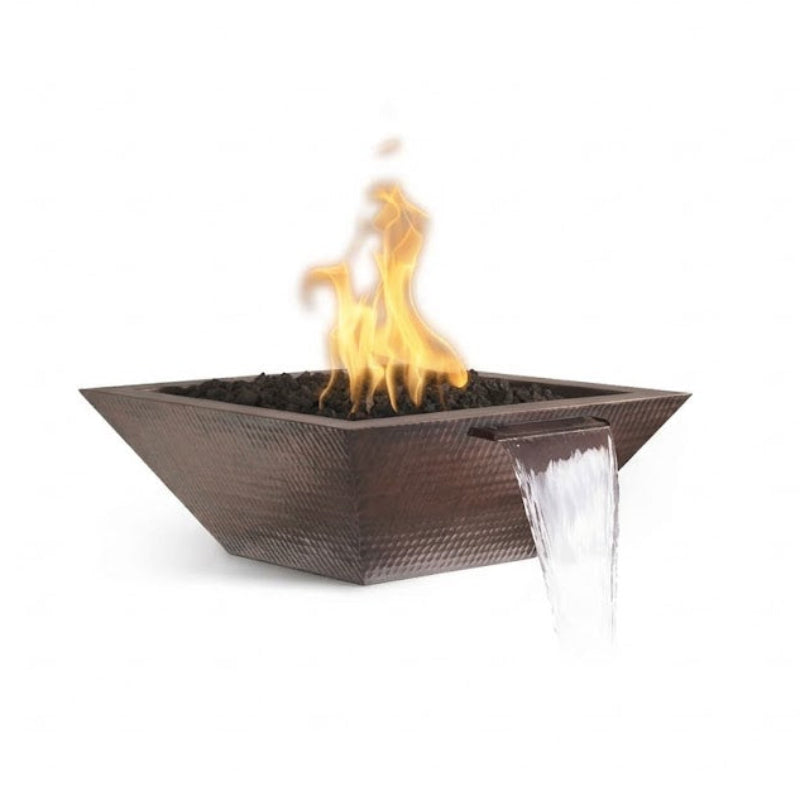 The Outdoor Plus - Maya Fire & Water Bowl in Hammered Copper