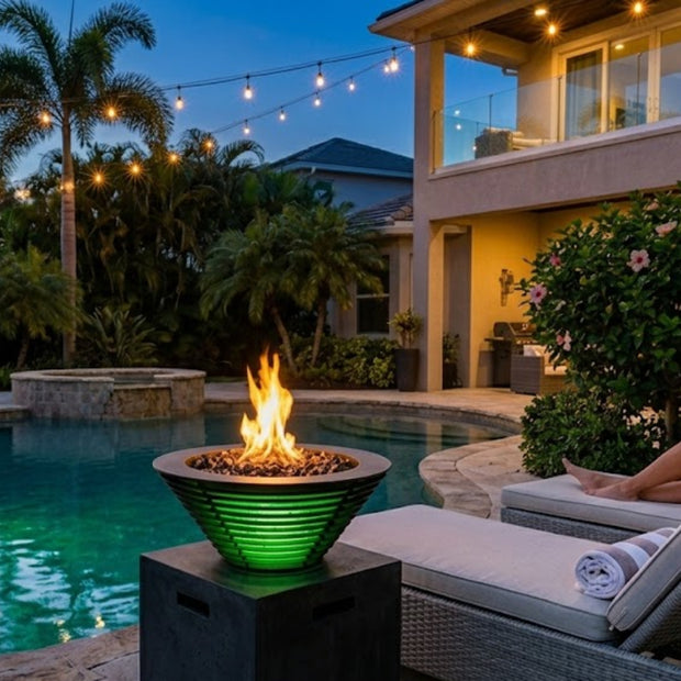 The Outdoor Plus - LED Lighthouse Series - The Mayport Fire Bowl