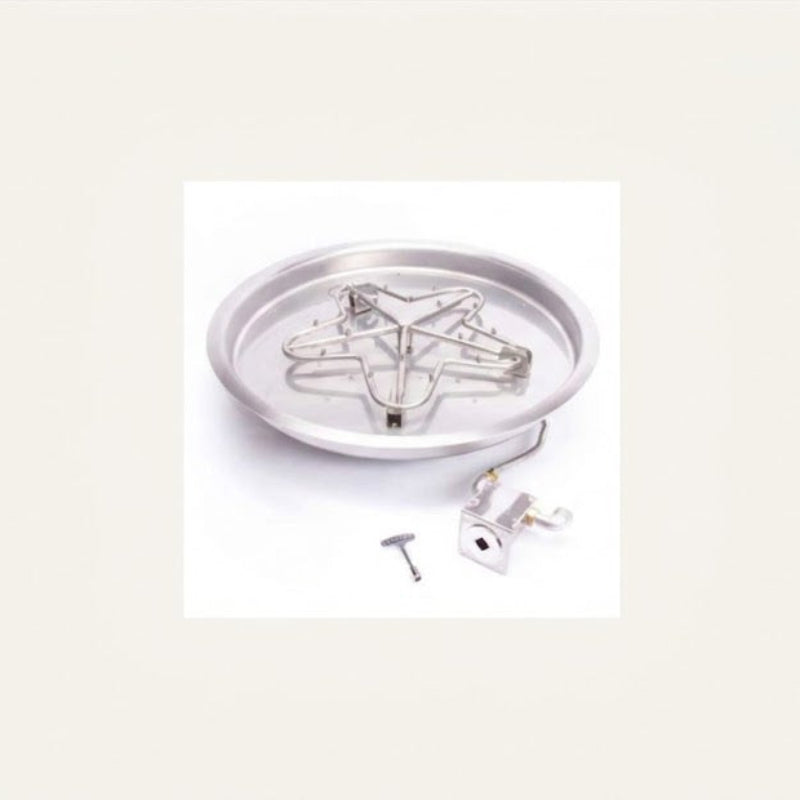HPC Certified Fire Pit Insert - Round Bowl - Match Lit Ignition